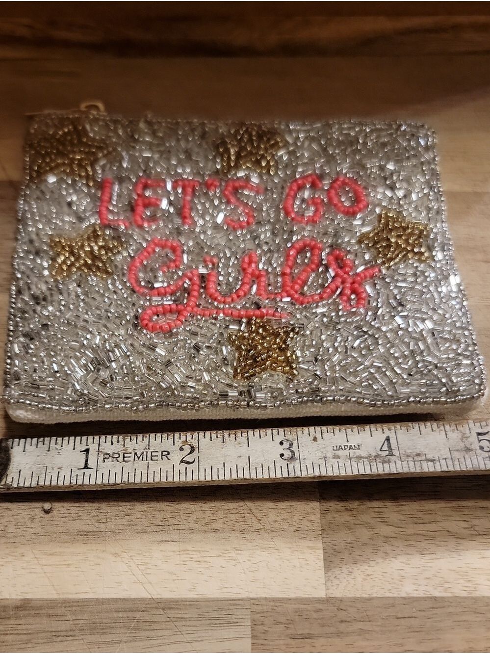 Let's Go Giirls breaded coin purse - Picture 6 of 7